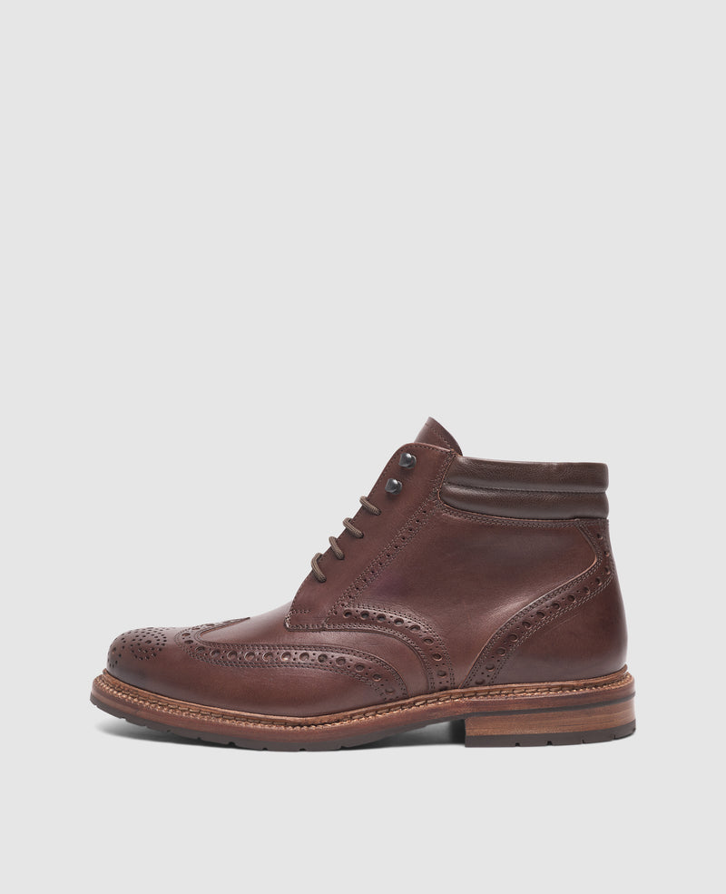 Janosh K Full Brogue BC - Marron foncé