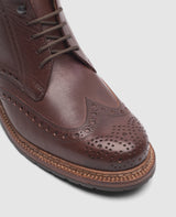 Janosh K Full Brogue BC - Marron foncé