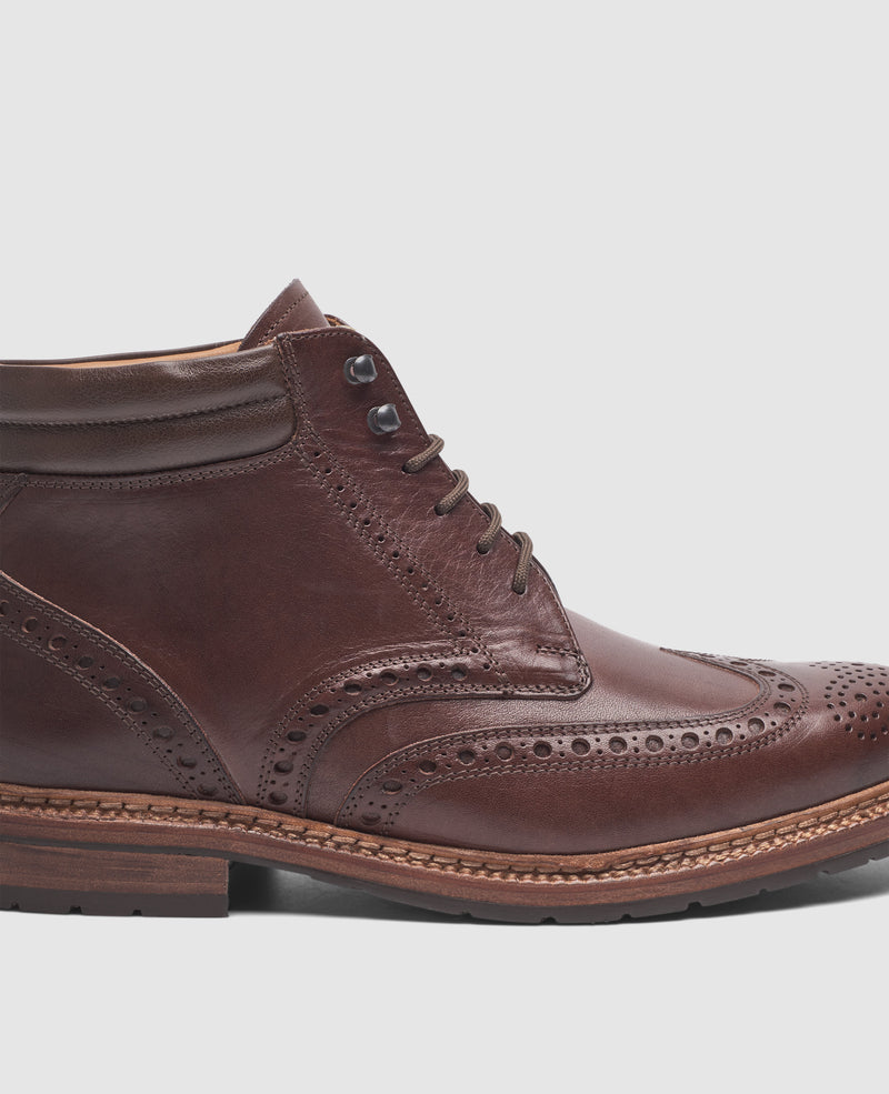 Janosh K Full Brogue BC - Marron foncé