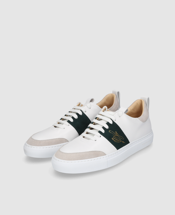 Turin Tennis Sneaker NP - Blanc/Pétrole