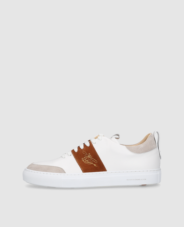 Turin Tennis Sneaker NP - Blanc/Marron Rouge