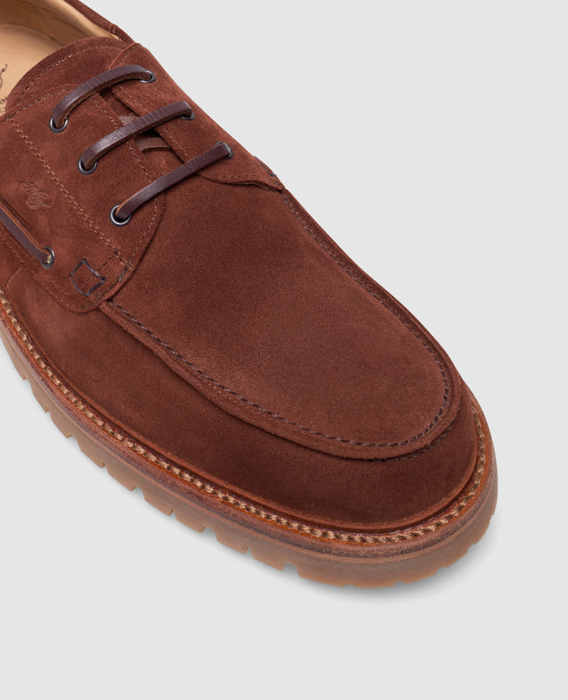 Miami Plain V - Marron rouge