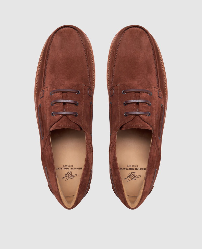 Miami Plain V - Marron rouge