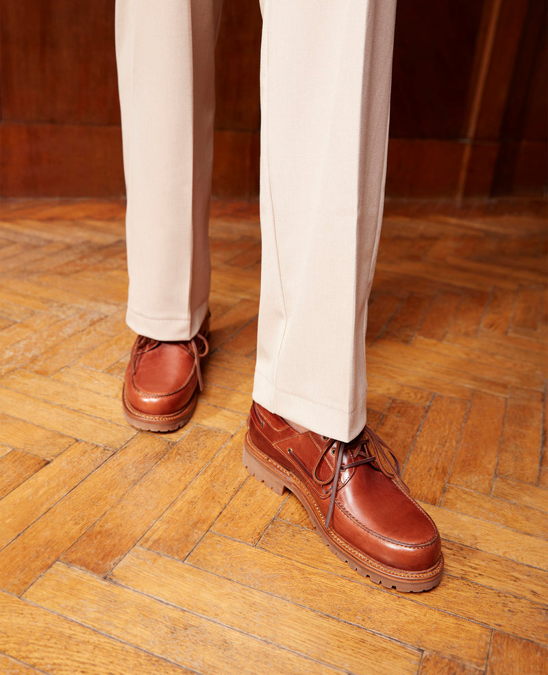 Miami Plain V - Marron rouge
