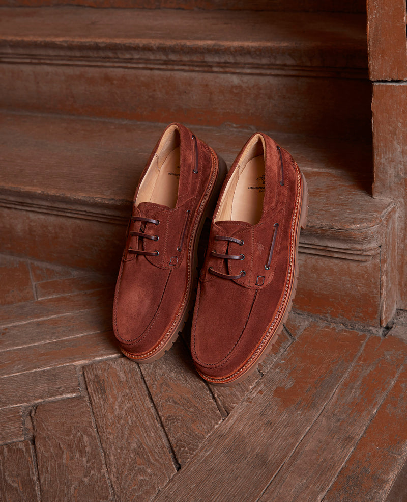 Miami Plain V - Marron rouge