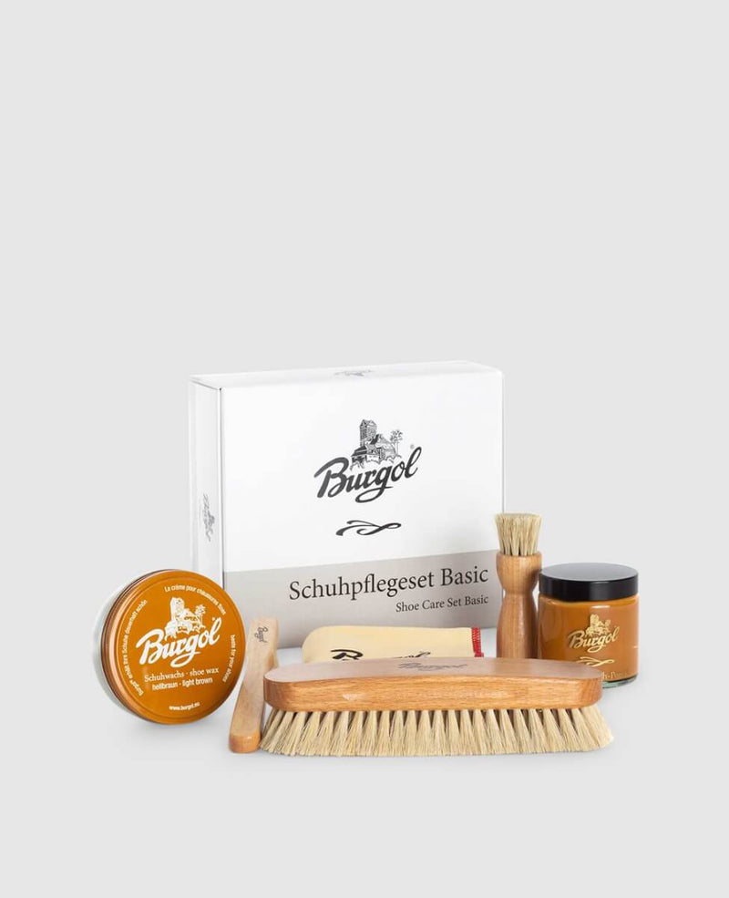 Kit cirage de base Burgol - Marron Clair
