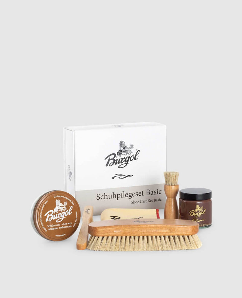Kit cirage de base Burgol - Marron
