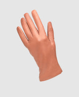 Gants fins en cuir - Marron rouge