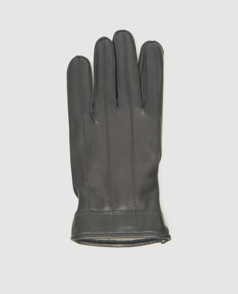Gants à fermeture éclair - Bleu foncé