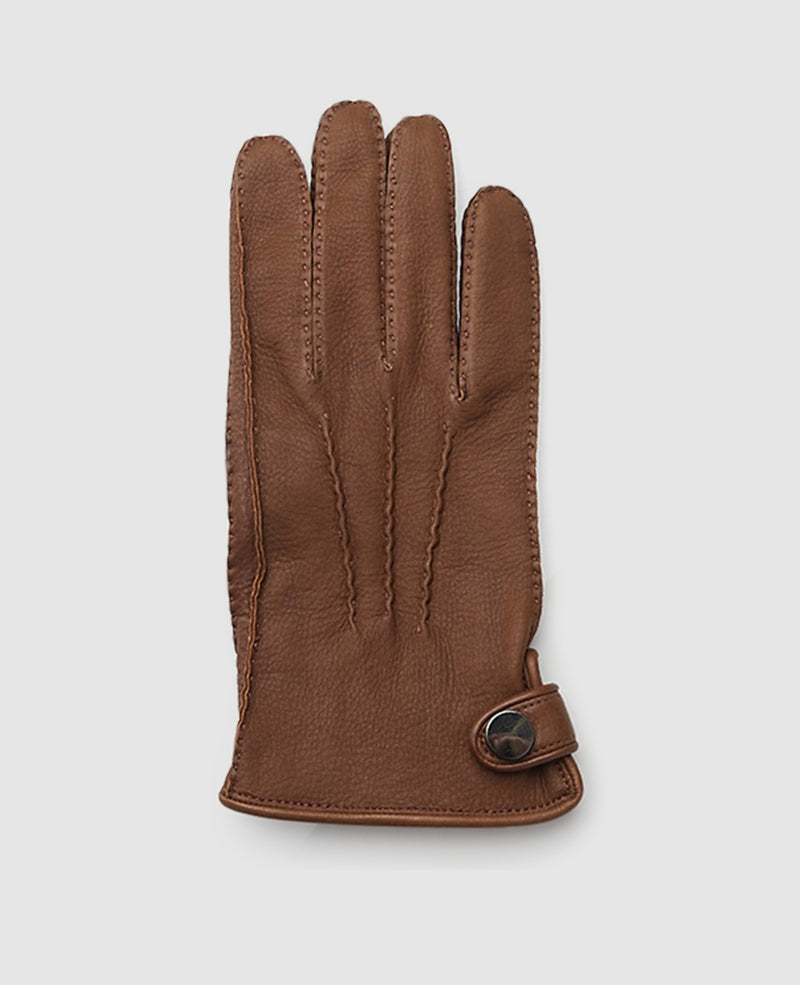 Gants en cuir de cerf - Marron Clair