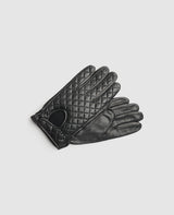 Gants à carreaux - Noir