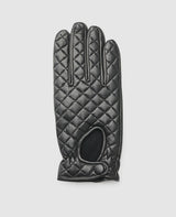 Gants à carreaux - Noir