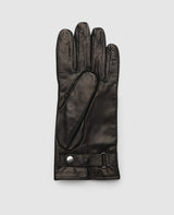 Gants cuir avec couture - Noir